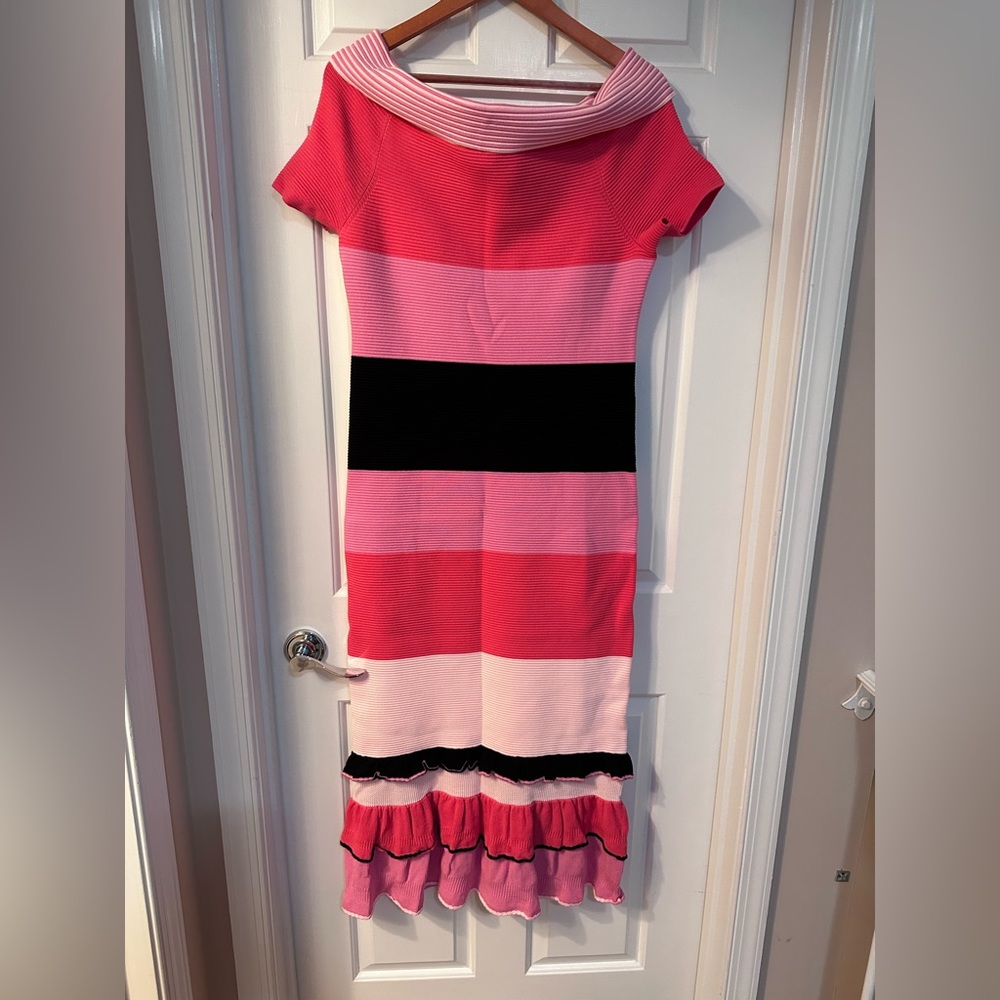 Prabal Gurung Knit Off Shoulder Dress. Size XL. NWT.